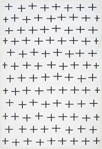 Surya Lavable LVB-2324 Ivory Machine Washable Area Rug by LIVABLISS