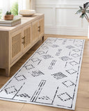 Surya Lavable LVB-2325 Ivory Machine Washable Area Rug by LIVABLISS