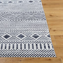 Surya Lavable LVB-2328 Charcoal Machine Washable Area Rug by LIVABLISS