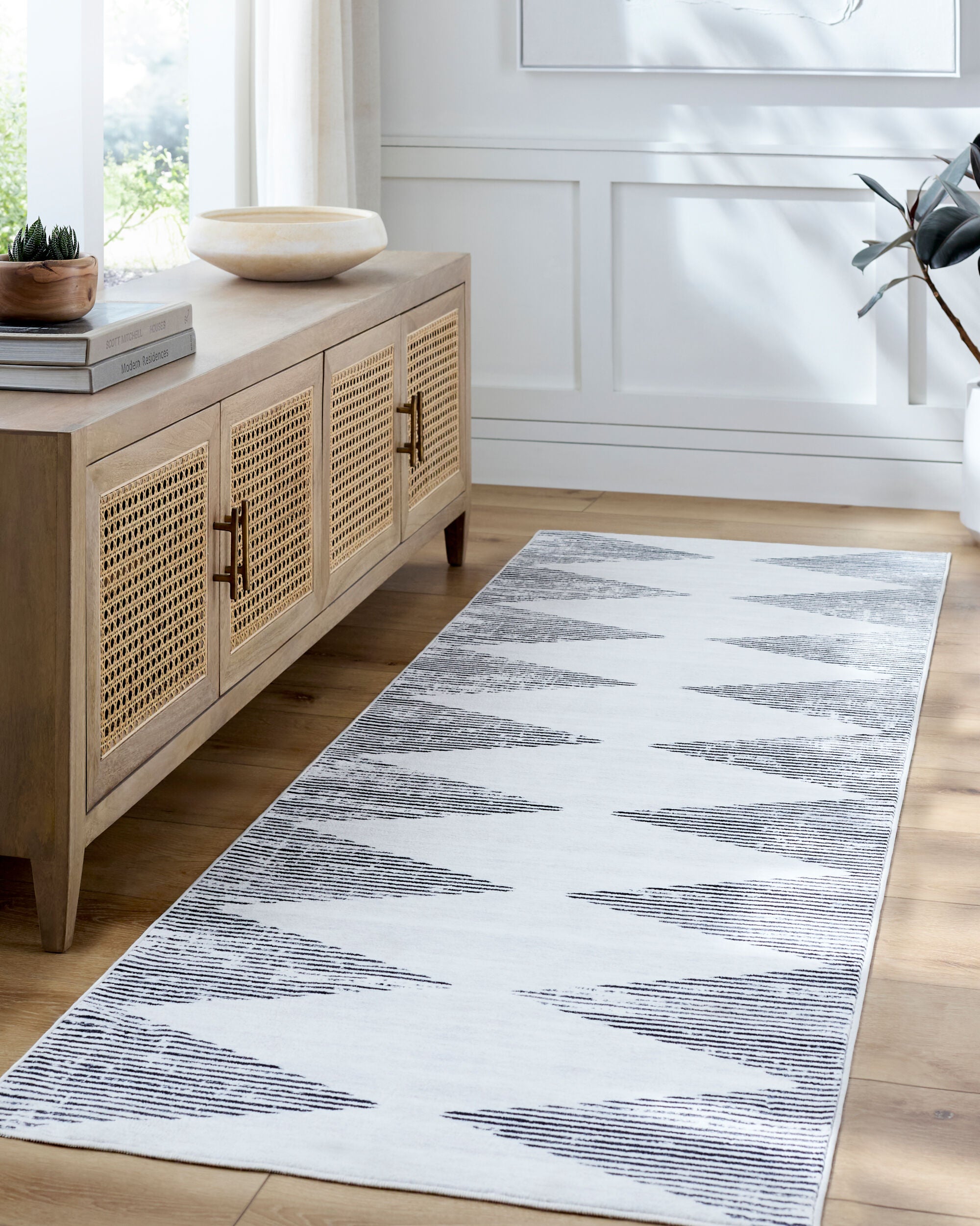 Surya Lavable LVB-2330 Slate Gray Machine Washable Area Rug by LIVABLISS