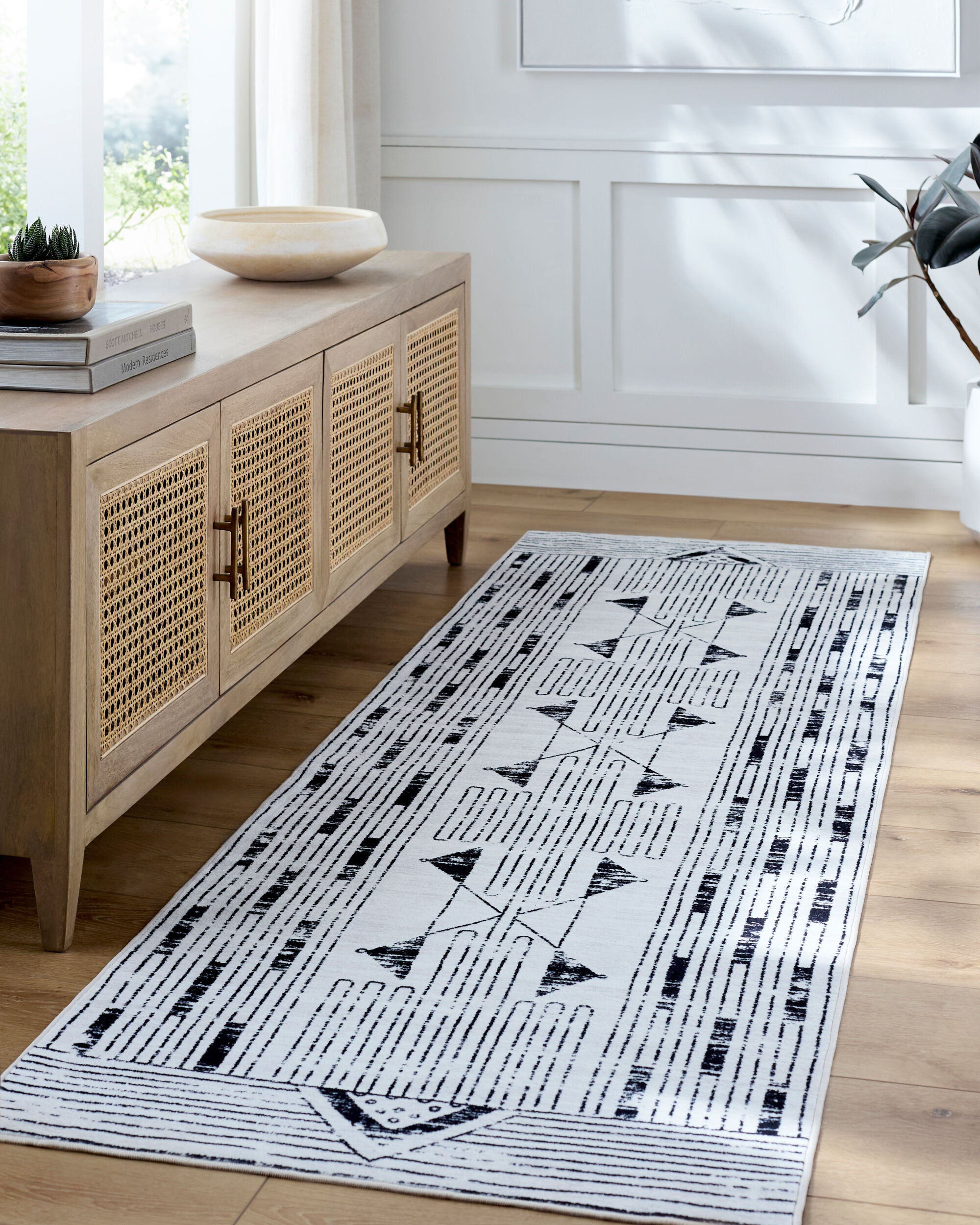 Surya Lavable LVB-2332 Ivory Machine Washable Area Rug by LIVABLISS