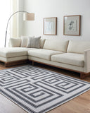 Surya Lavable LVB-2333 Ivory Machine Washable Area Rug by LIVABLISS