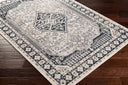 Surya Lavadora LVR-2324 Black Machine Washable Area Rug by LIVABLISS