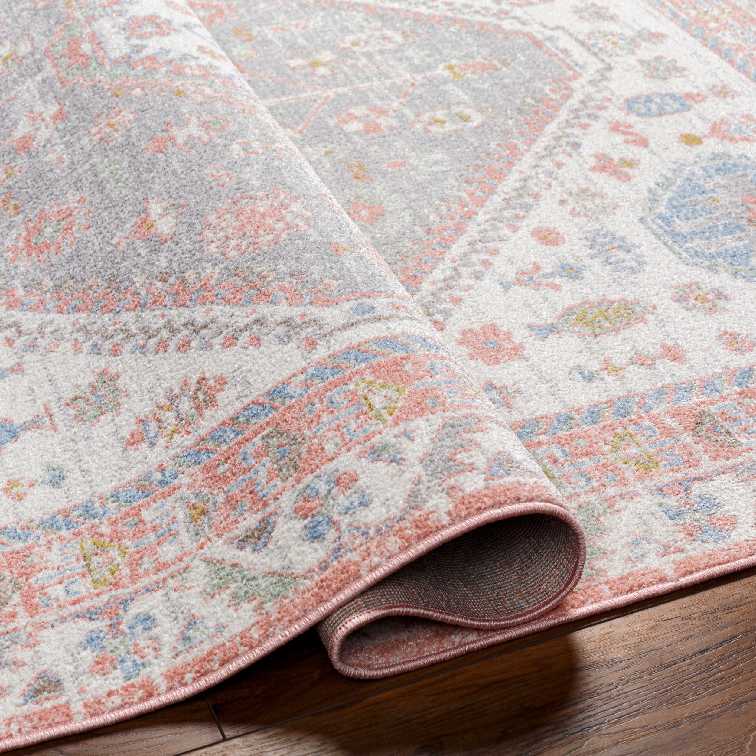 Surya Lavadora LVR-2348 Ivory Machine Washable Area Rug by LIVABLISS