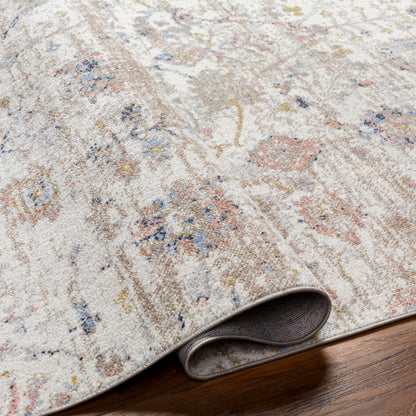 Surya Lavadora LVR-2358 Ivory Machine Washable Area Rug by LIVABLISS