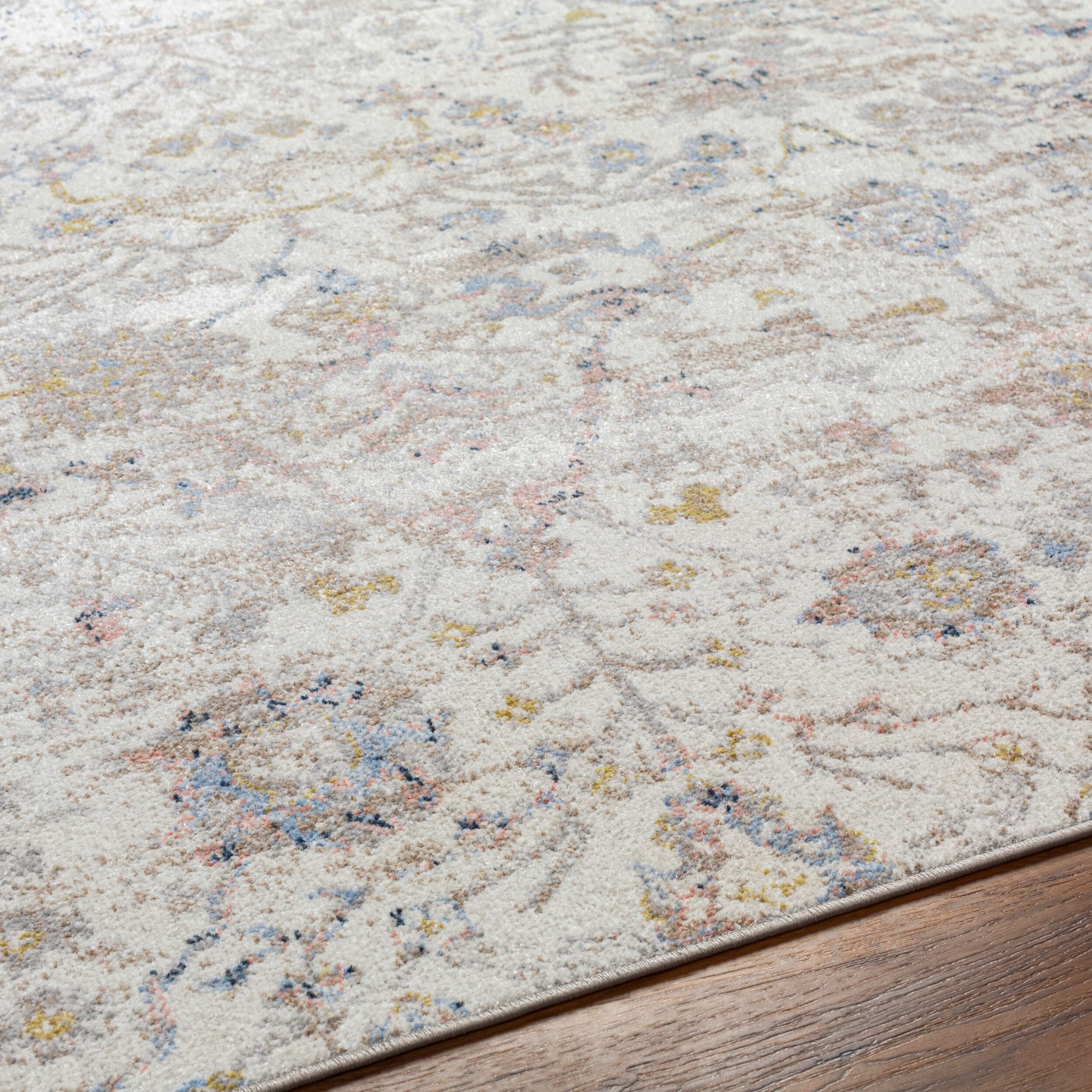 Surya Lavadora LVR-2358 Ivory Machine Washable Area Rug by LIVABLISS