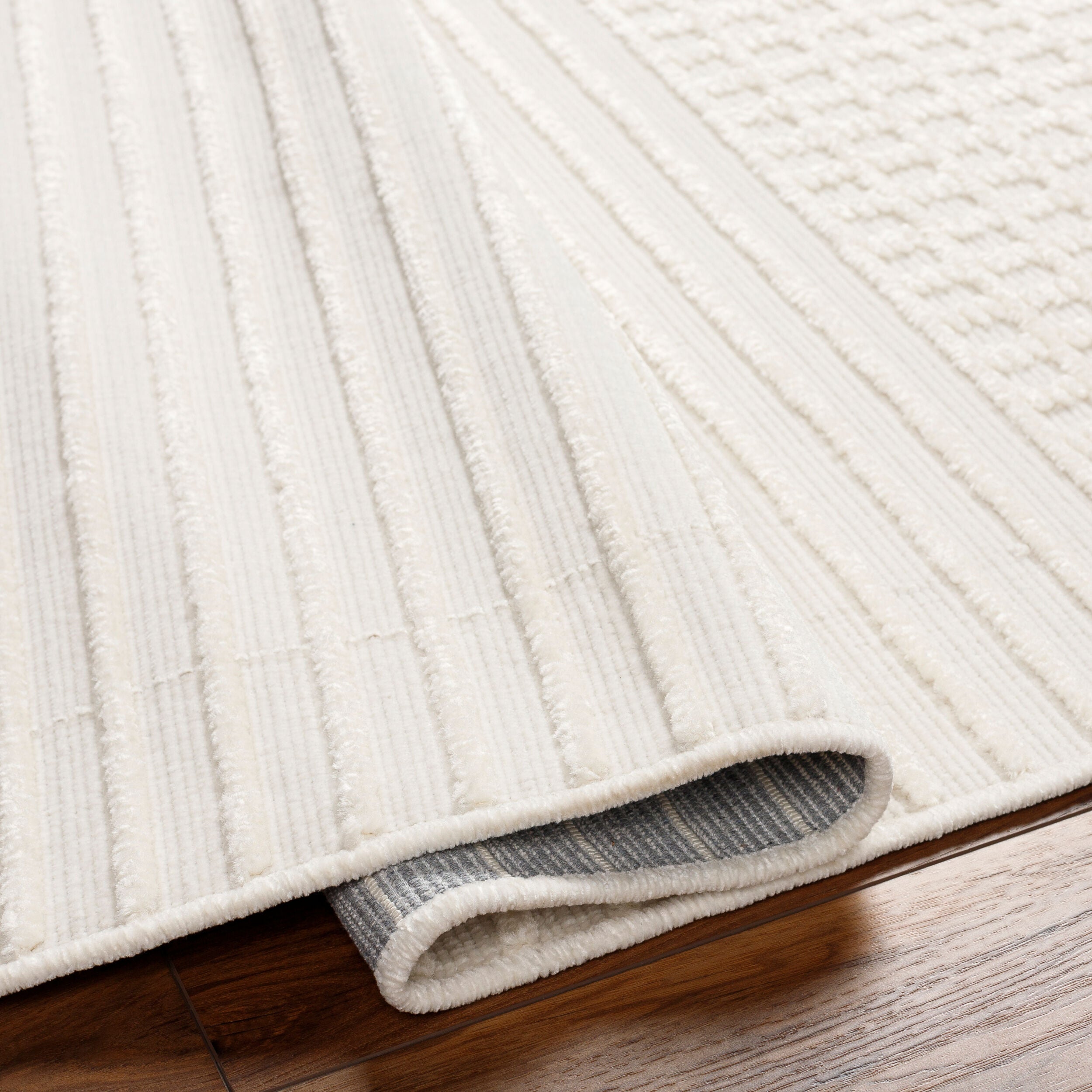 Surya Lyna LYA-2306 White Machine Washable Area Rug by LIVABLISS