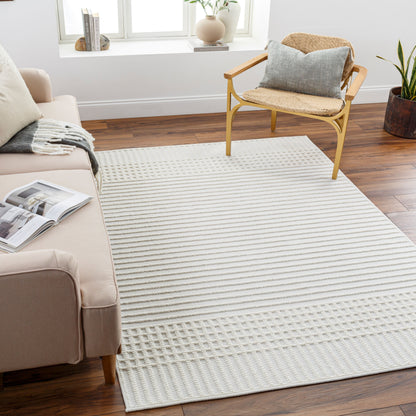 Surya Lyna LYA-2306 White Machine Washable Area Rug by LIVABLISS
