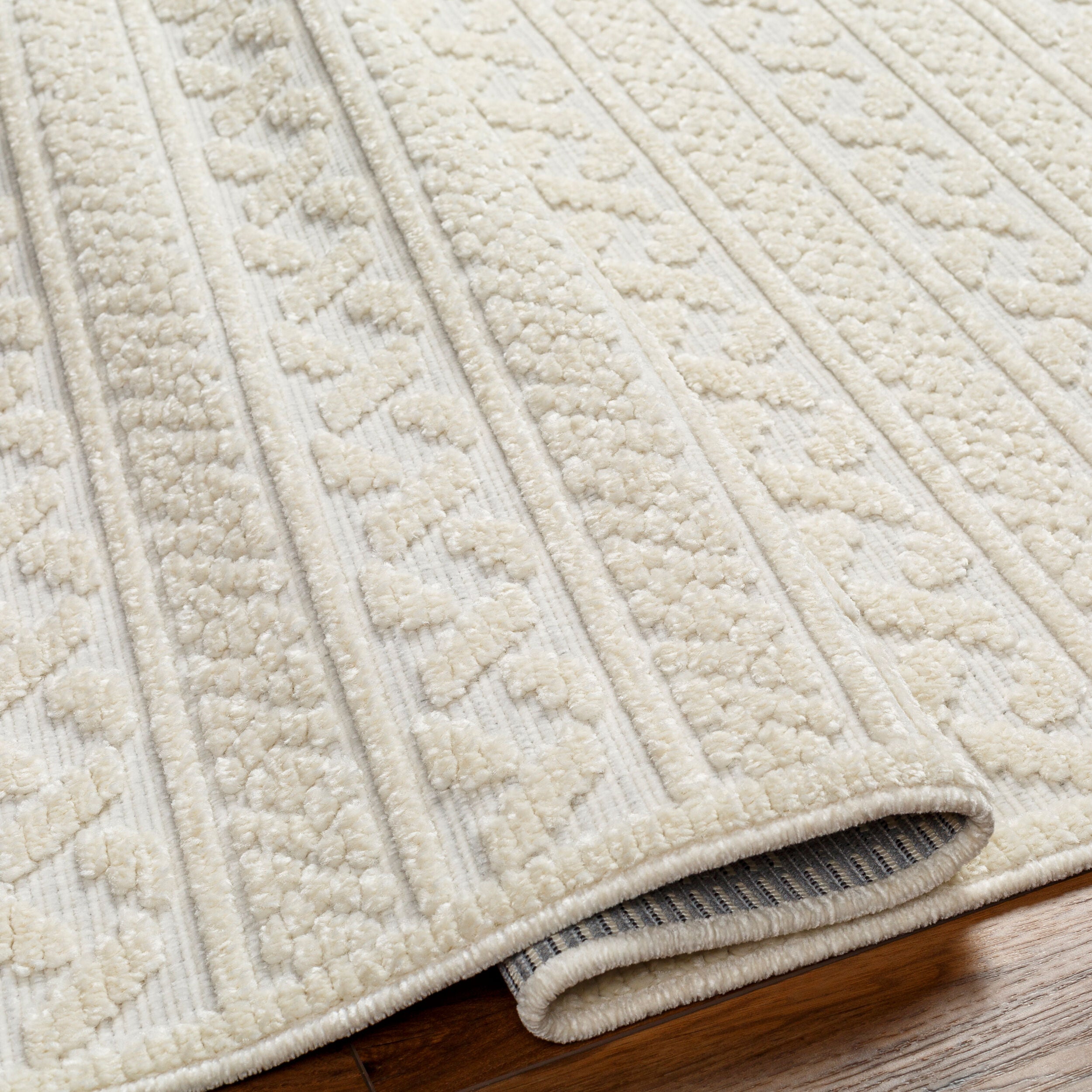 Surya Lyna LYA-2315 White Machine Washable Area Rug by LIVABLISS