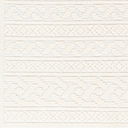 Surya Lyna LYA-2315 White Machine Washable Area Rug by LIVABLISS
