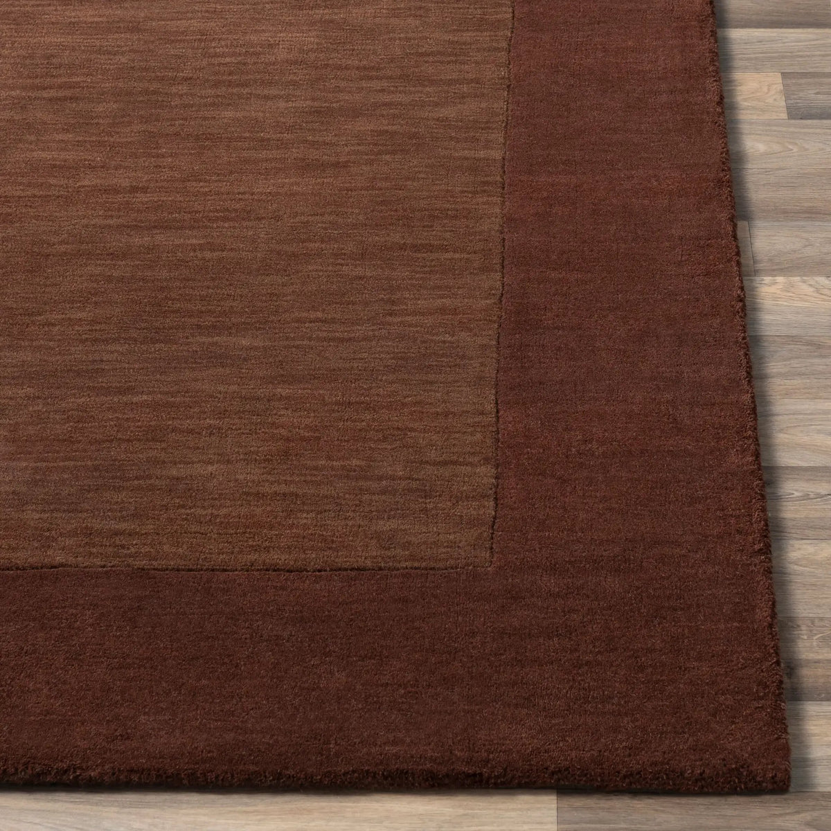 Mystique M-294 Dark-Brown Area Rug by LIVABLISS