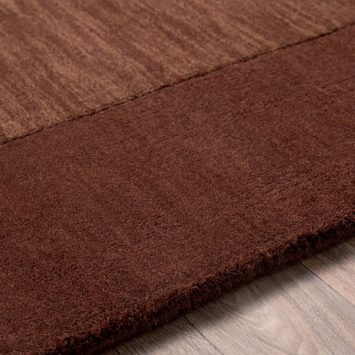 Mystique M-294 Dark-Brown Area Rug by LIVABLISS