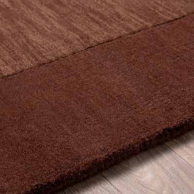 Mystique M-294 Dark-Brown Area Rug by LIVABLISS