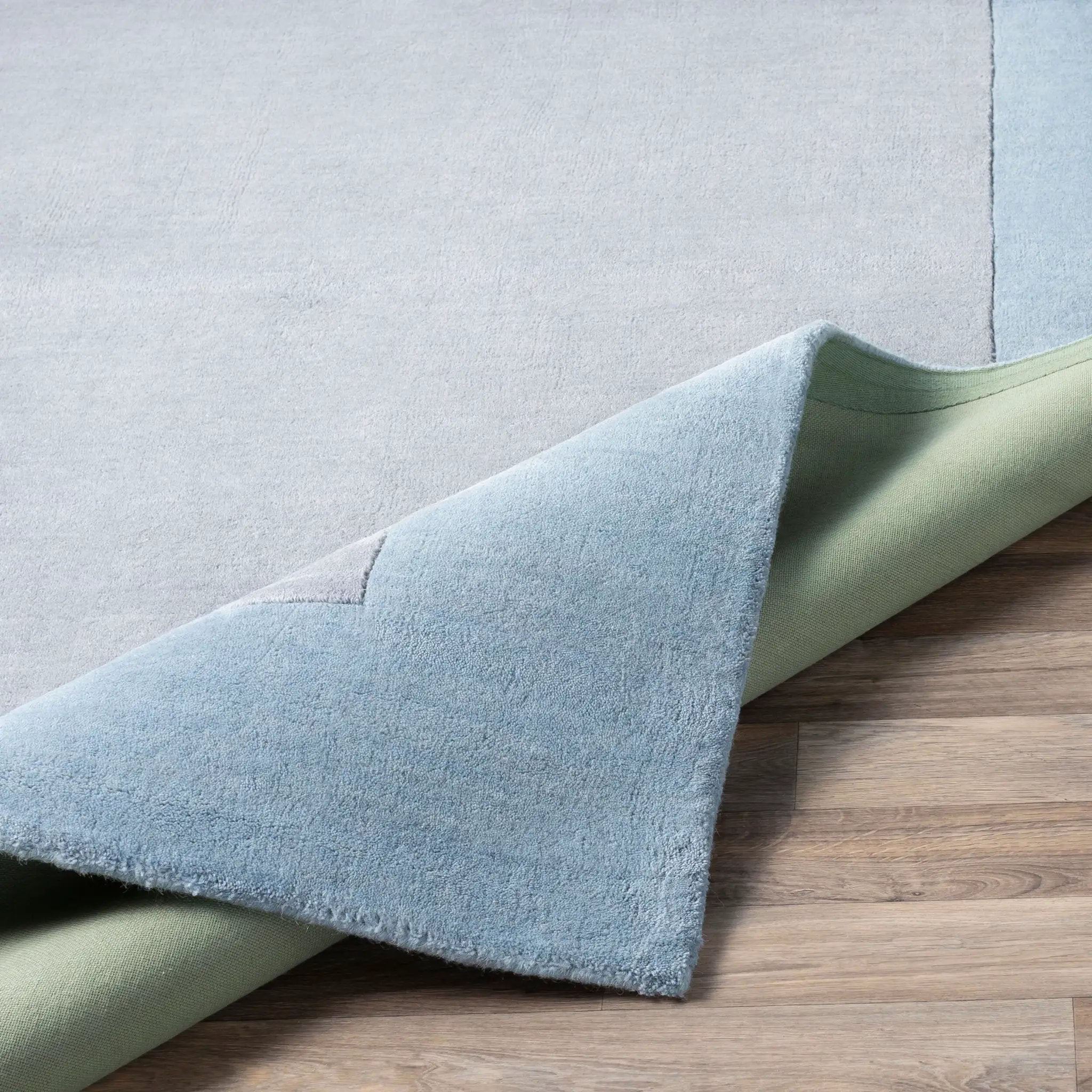 Mystique M-305 Medium Gray Area Rug by LIVABLISS