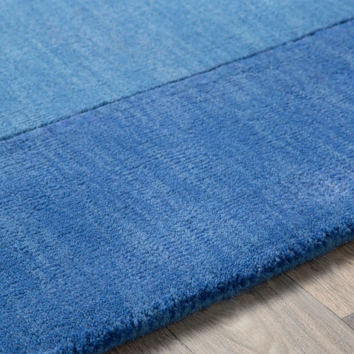 Mystique M-308 Dark Blue Area Rug by LIVABLISS