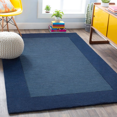 Mystique M-309 Ink Blue Area Rug by LIVABLISS