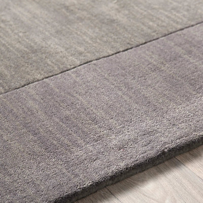 Livabliss Mystique M-312 charcoal wool area rug featuring a modern high/low pile texture and hand-loomed craftsmanship for contemporary interiors.
