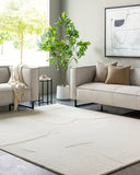 Surya Mystique M-5477 Ivory Area Rug by LIVABLISS