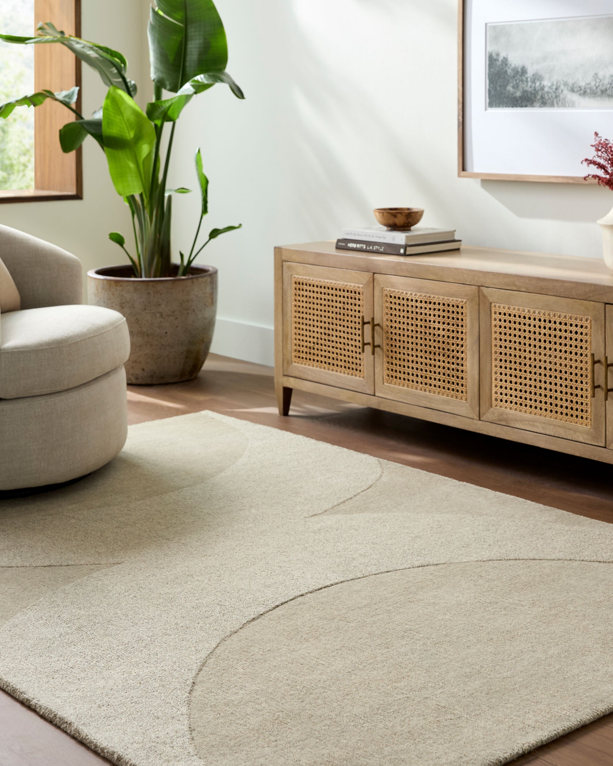 Livabliss Mystique M-5478 Beige Area Rug by LIVABLISS