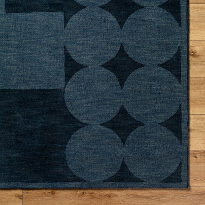 Surya Mystique M-5479 Navy Area Rug by LIVABLISS