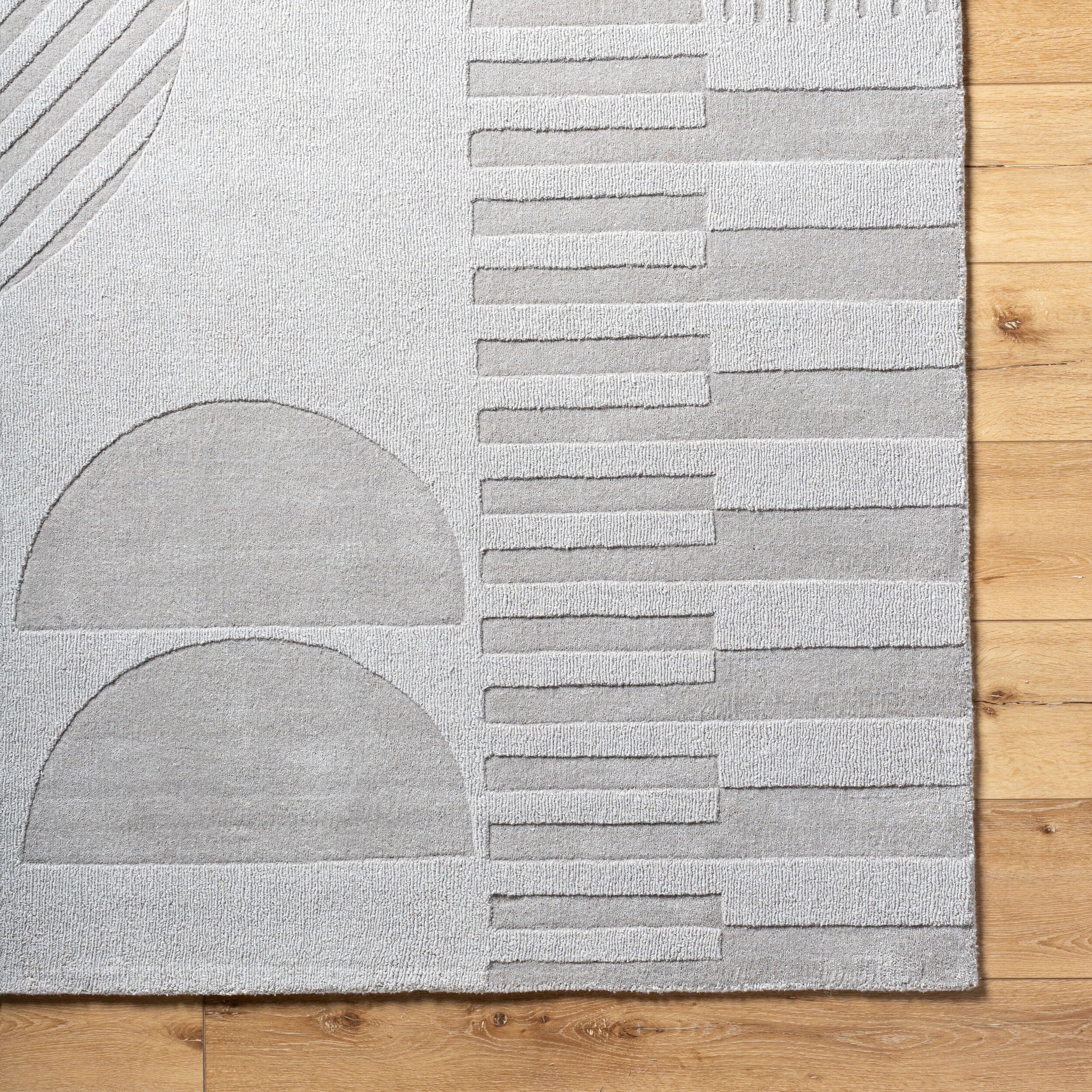 Surya Mystique M-5480 Taupe Area Rug by LIVABLISS