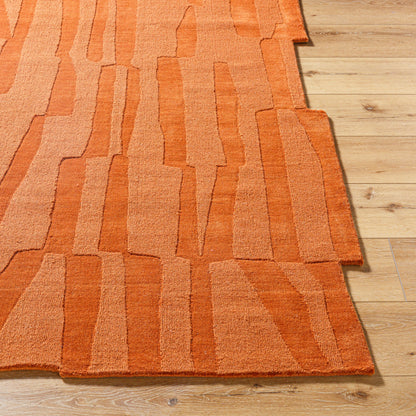 LIVABLISS Mystique M-5488 Burnt Sienna Hand Loomed Area Rug