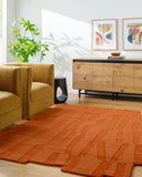 LIVABLISS Mystique M-5488 Burnt Sienna Hand Loomed Area Rug