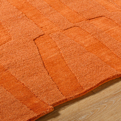 LIVABLISS Mystique M-5488 Burnt Sienna Hand Loomed Area Rug