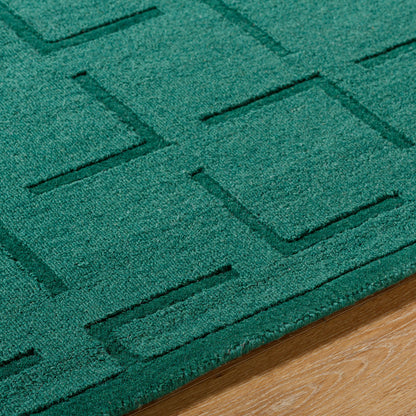 LIVABLISS Mystique M-5490 Emerald Hand Loomed Area Rug
