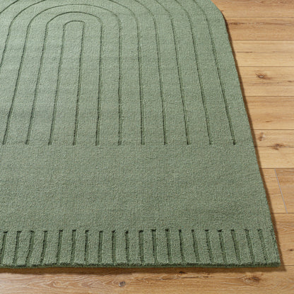LIVABLISS Mystique M-5495 Sage Green Hand Loomed Area Rug