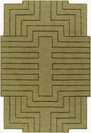 LIVABLISS Mystique M-5497 Olive Green Hand Loomed Area Rug