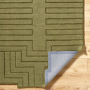 LIVABLISS Mystique M-5497 Olive Green Hand Loomed Area Rug
