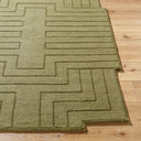 LIVABLISS Mystique M-5497 Olive Green Hand Loomed Area Rug