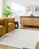 LIVABLISS Mystique M-5498 Ivory Hand Loomed Area Rug