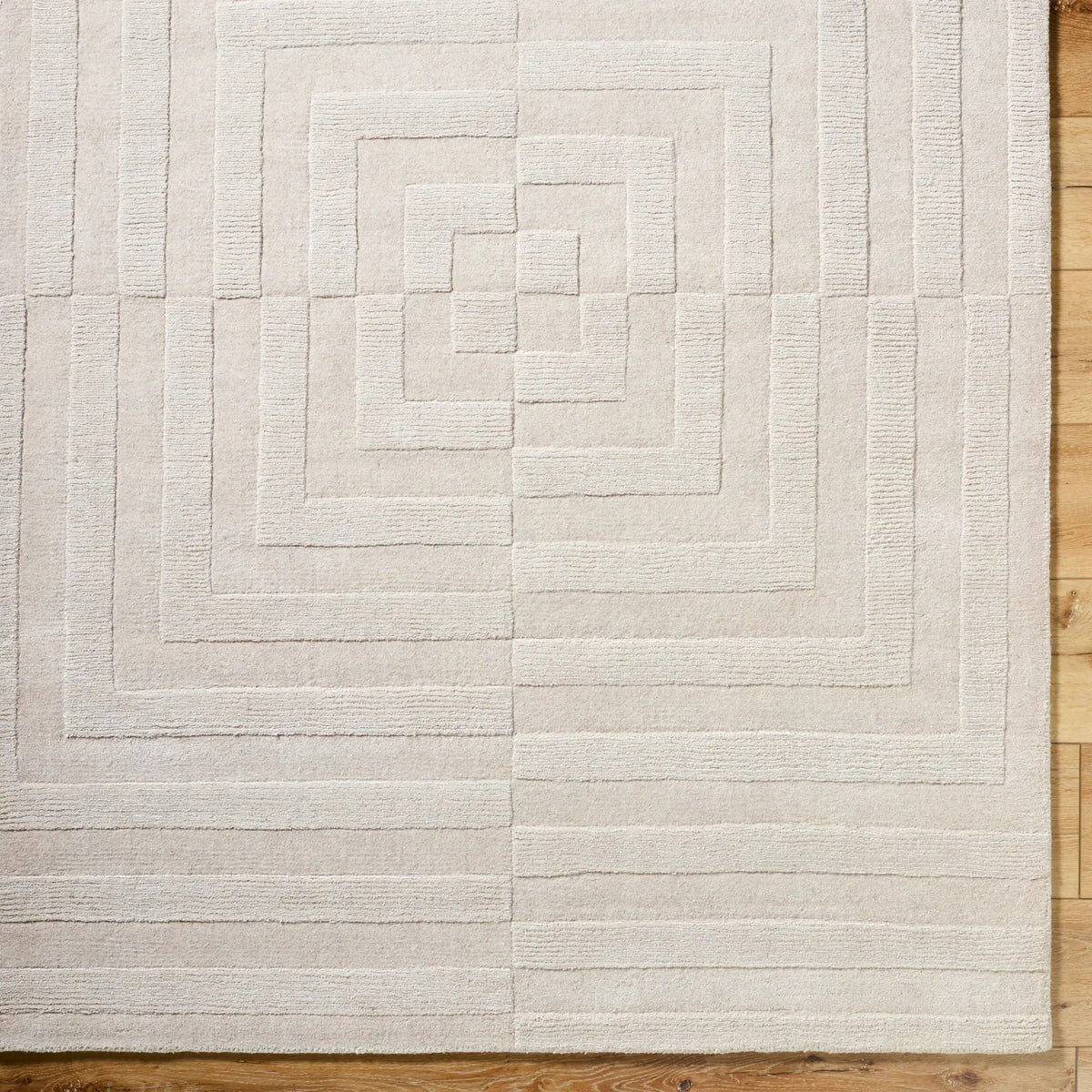 Mystique M-5500 Ivory Area Rug by LIVABLISS