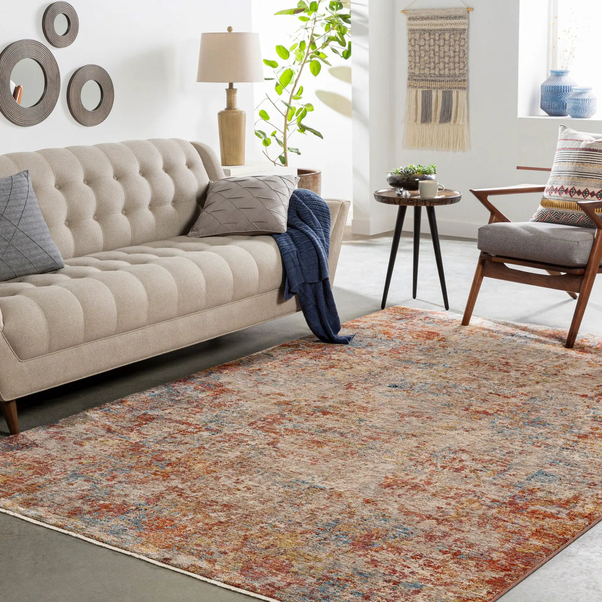LIVABLISS Mirabel MBE-2300 Dusty-Coral Area Rug