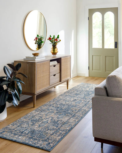 LIVABLISS Mirabel MBE-2301 Dark-Blue Area Rug
