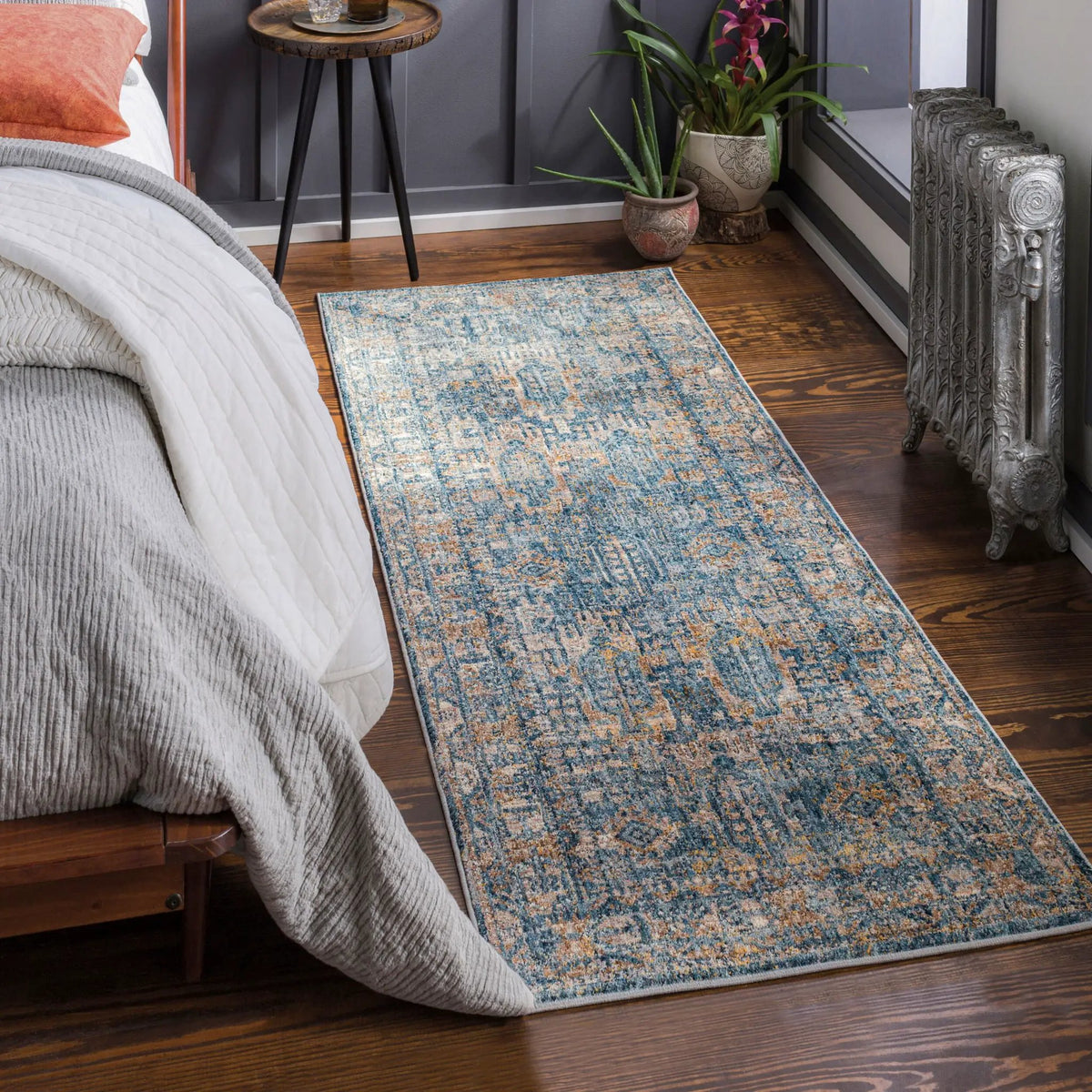 LIVABLISS Mirabel MBE-2301 Dark-Blue Area Rug