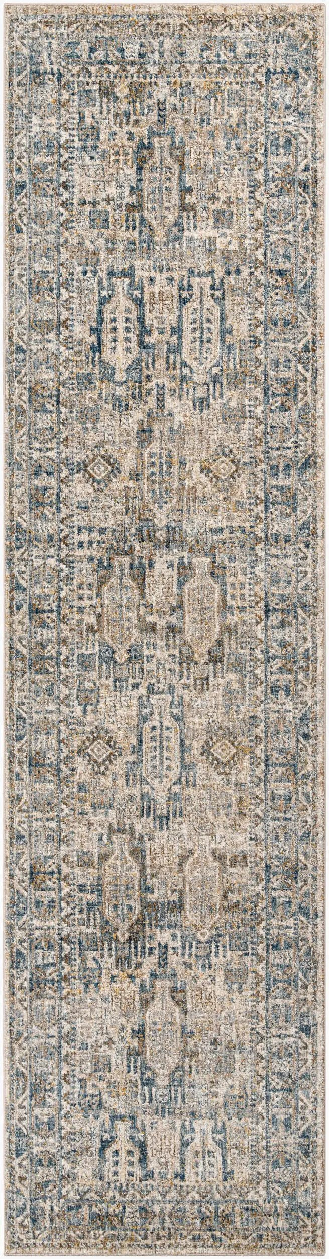 LIVABLISS Mirabel MBE-2302 Dark-Blue Area Rug