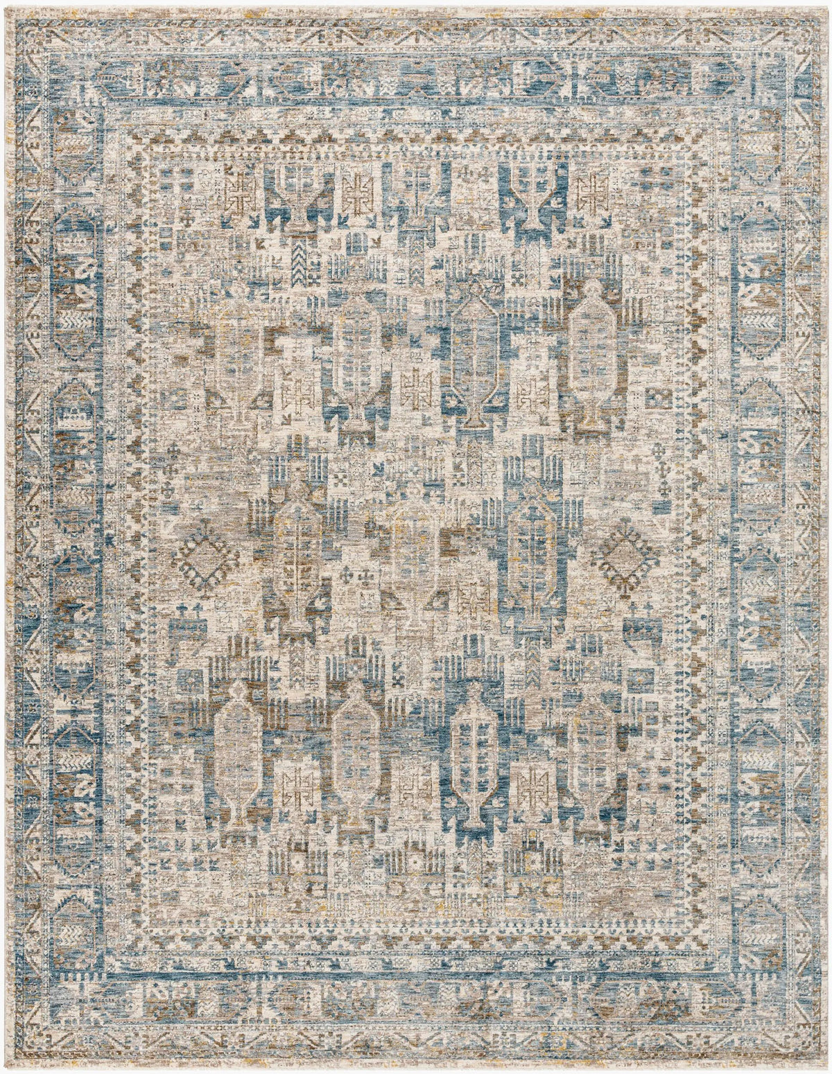 LIVABLISS Mirabel MBE-2302 Dark-Blue Area Rug