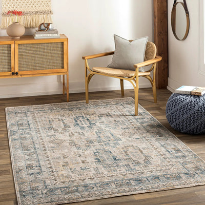 LIVABLISS Mirabel MBE-2302 Dark-Blue Area Rug