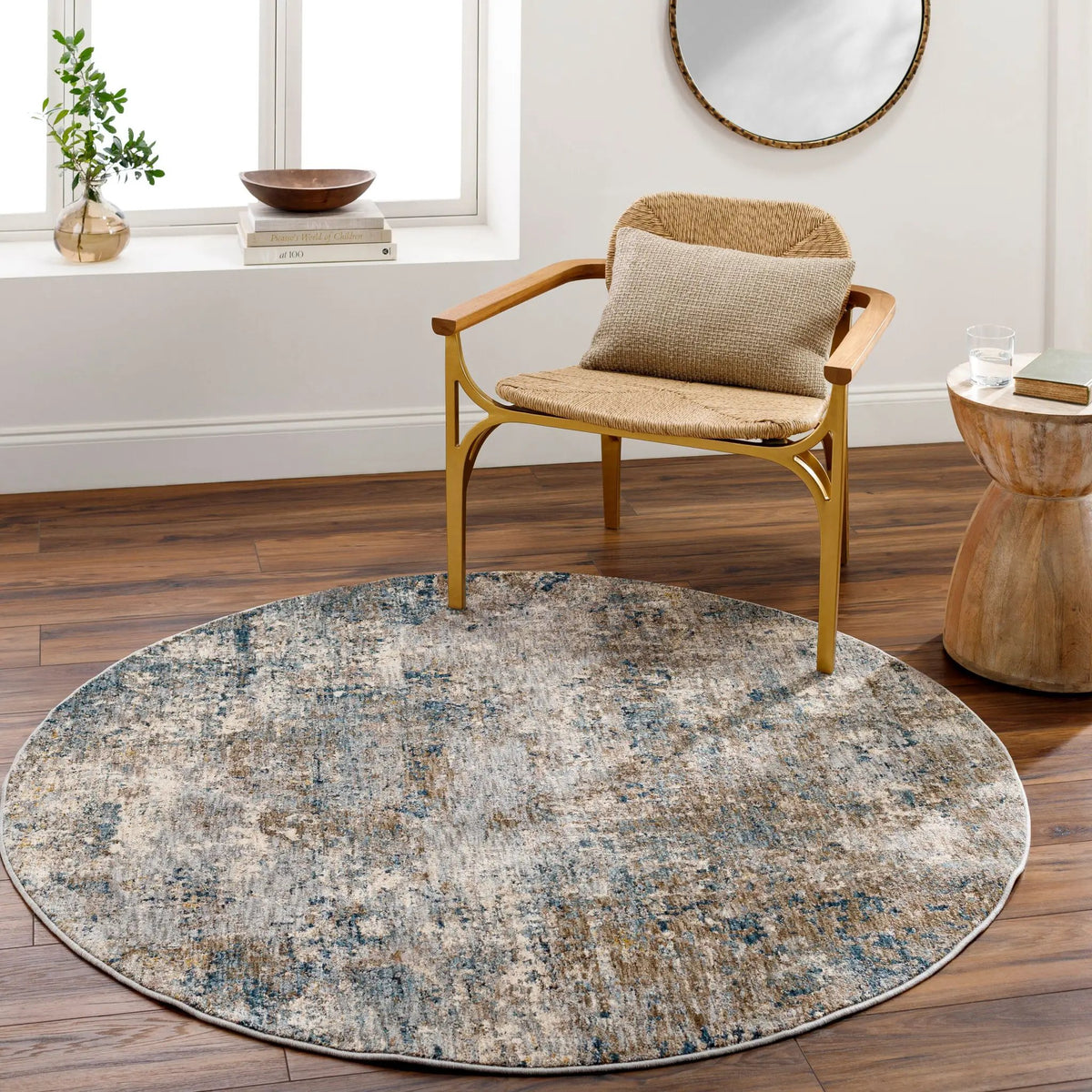 LIVABLISS Mirabel MBE-2303 Dark-Blue Area Rug
