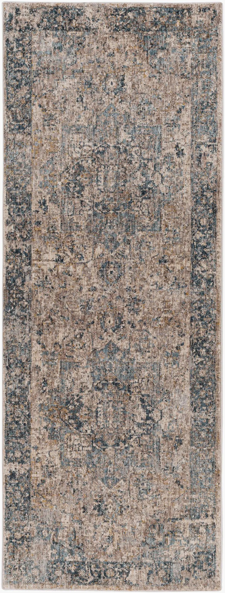 LIVABLISS Mirabel MBE-2312 Teal Area Rug