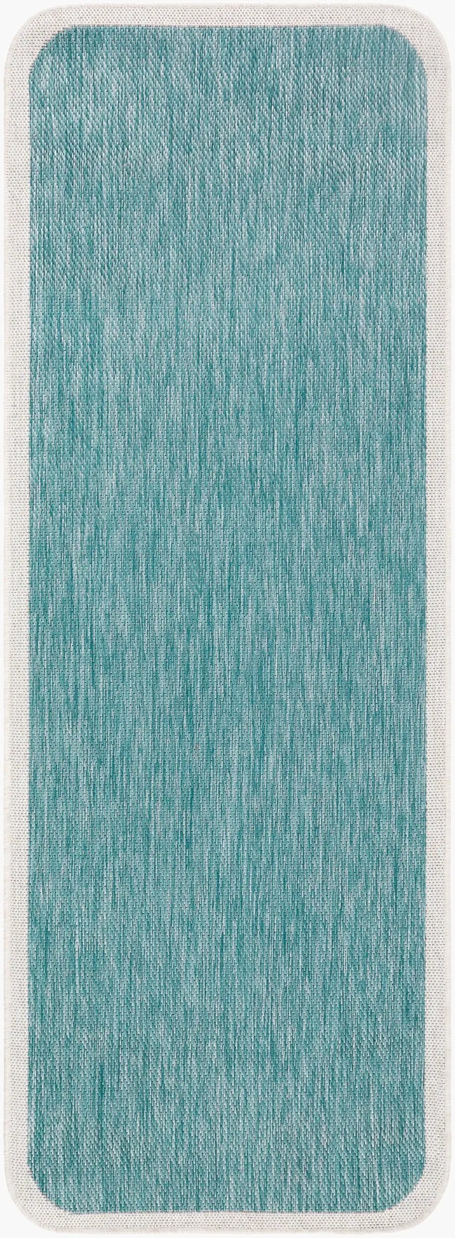 LIVABLISS Miami Beach MBH-2303 Aqua Area Rug