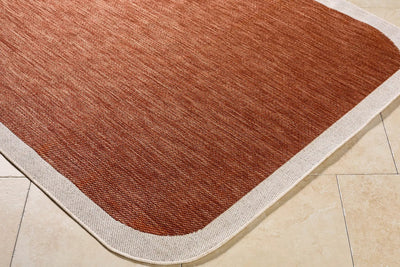 LIVABLISS Miami Beach MBH-2305 Burnt-Orange Area Rug