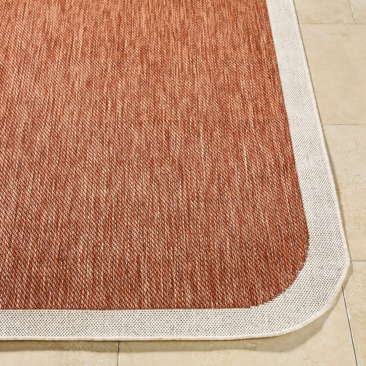 LIVABLISS Miami Beach MBH-2305 Burnt-Orange Area Rug