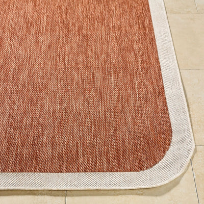 LIVABLISS Miami Beach MBH-2305 Burnt-Orange Area Rug