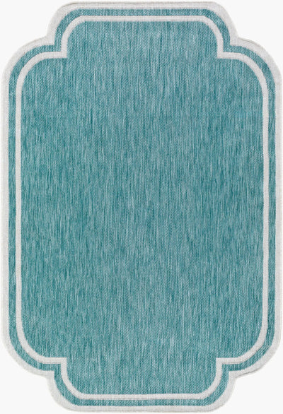 LIVABLISS Miami Beach MBH-2311 Aqua Area Rug