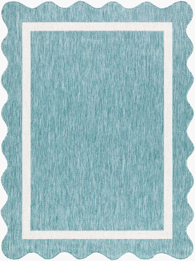 LIVABLISS Miami Beach MBH-2330 Aqua Area Rug