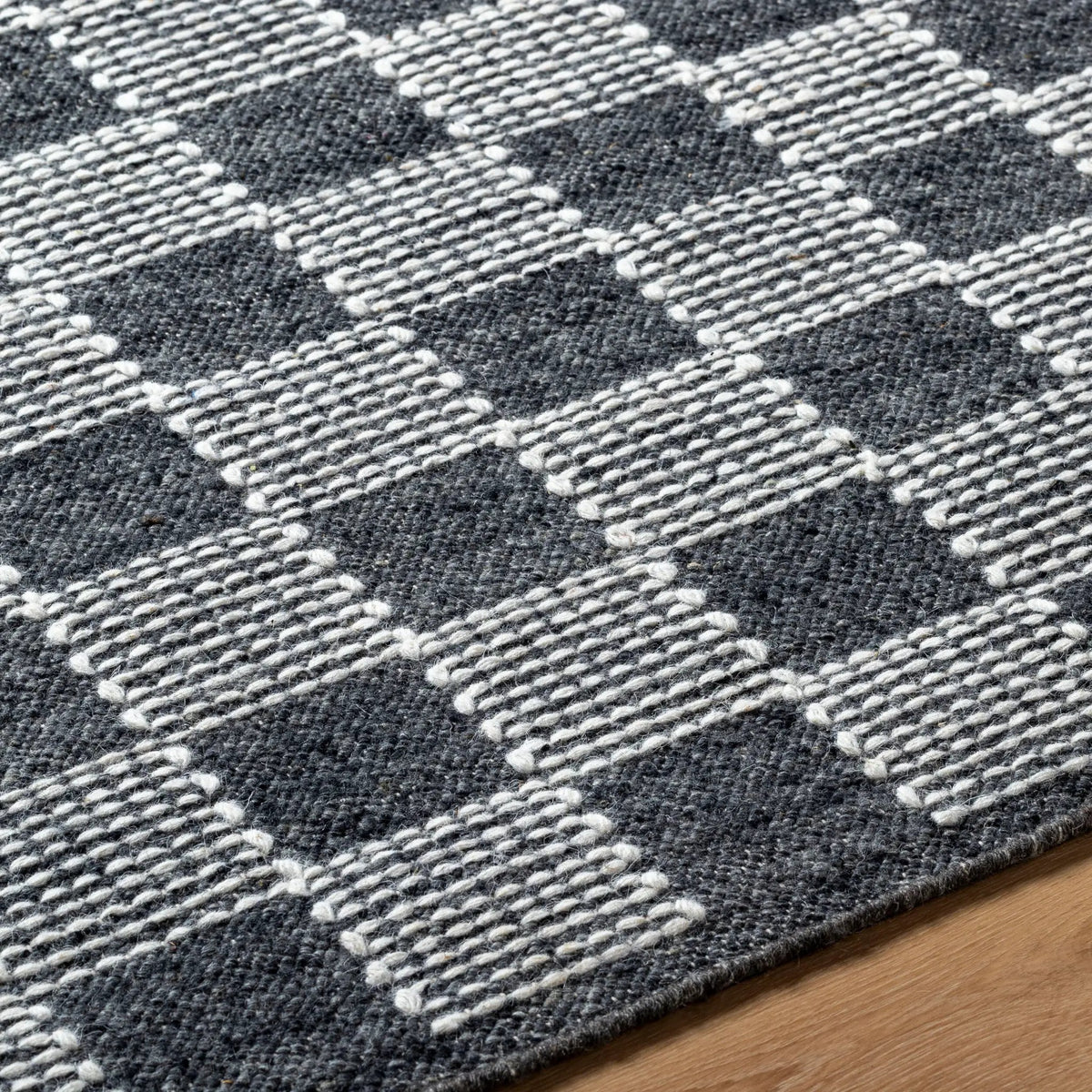 Marcela MCL-2300 Charcoal Area Rug by LIVABLISS